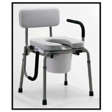 Roscoe Medical Drop Arm Commode with 300lb Weight Capacity BSDAC